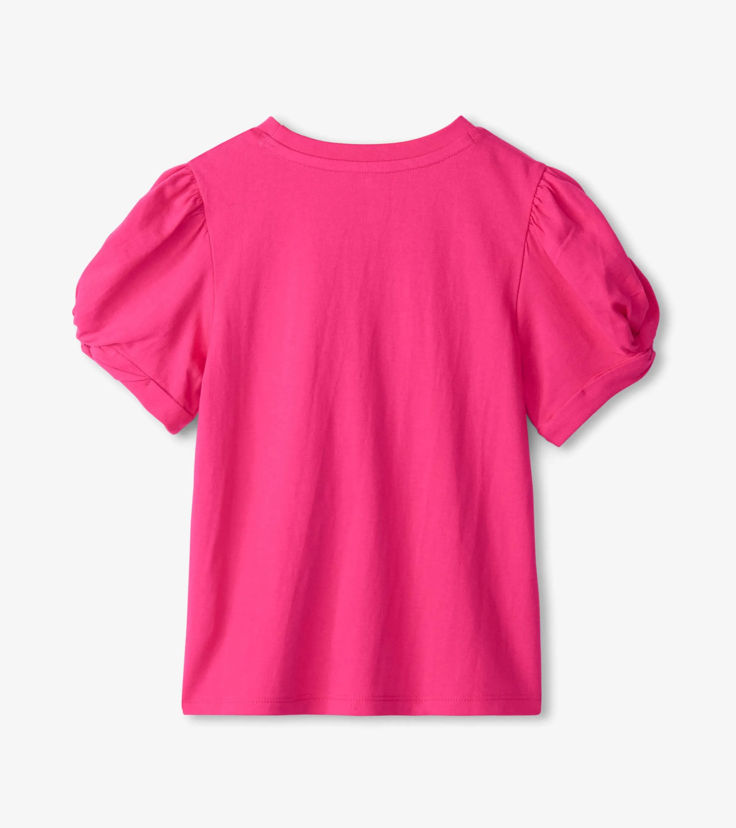 Girls Pink Twisted Sleeve Tee -Hatley