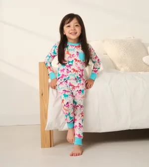 Girls Pretty Horses Bamboo Pajama Set -Hatley