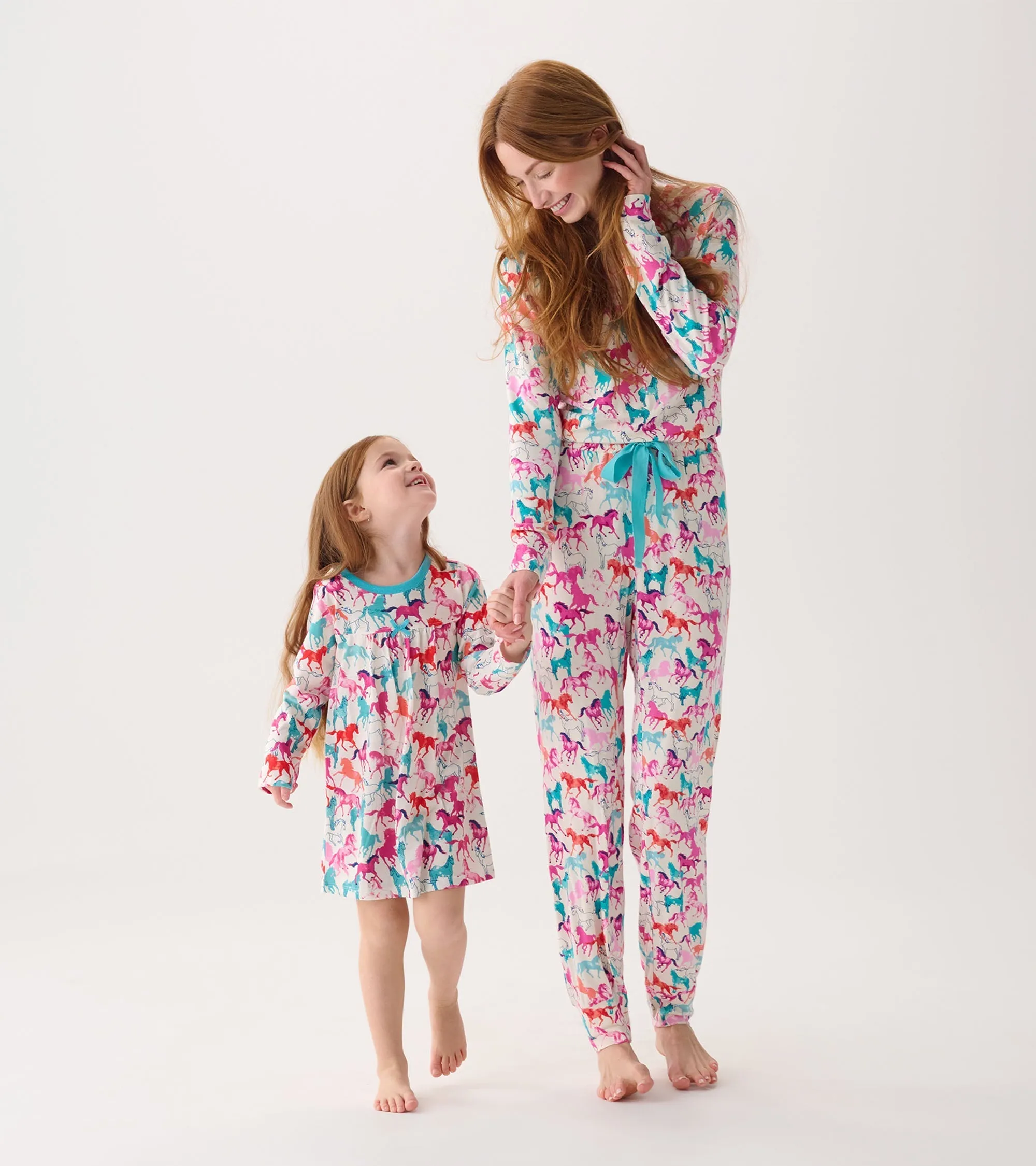 Girls Pretty Horses Nightgown -Hatley