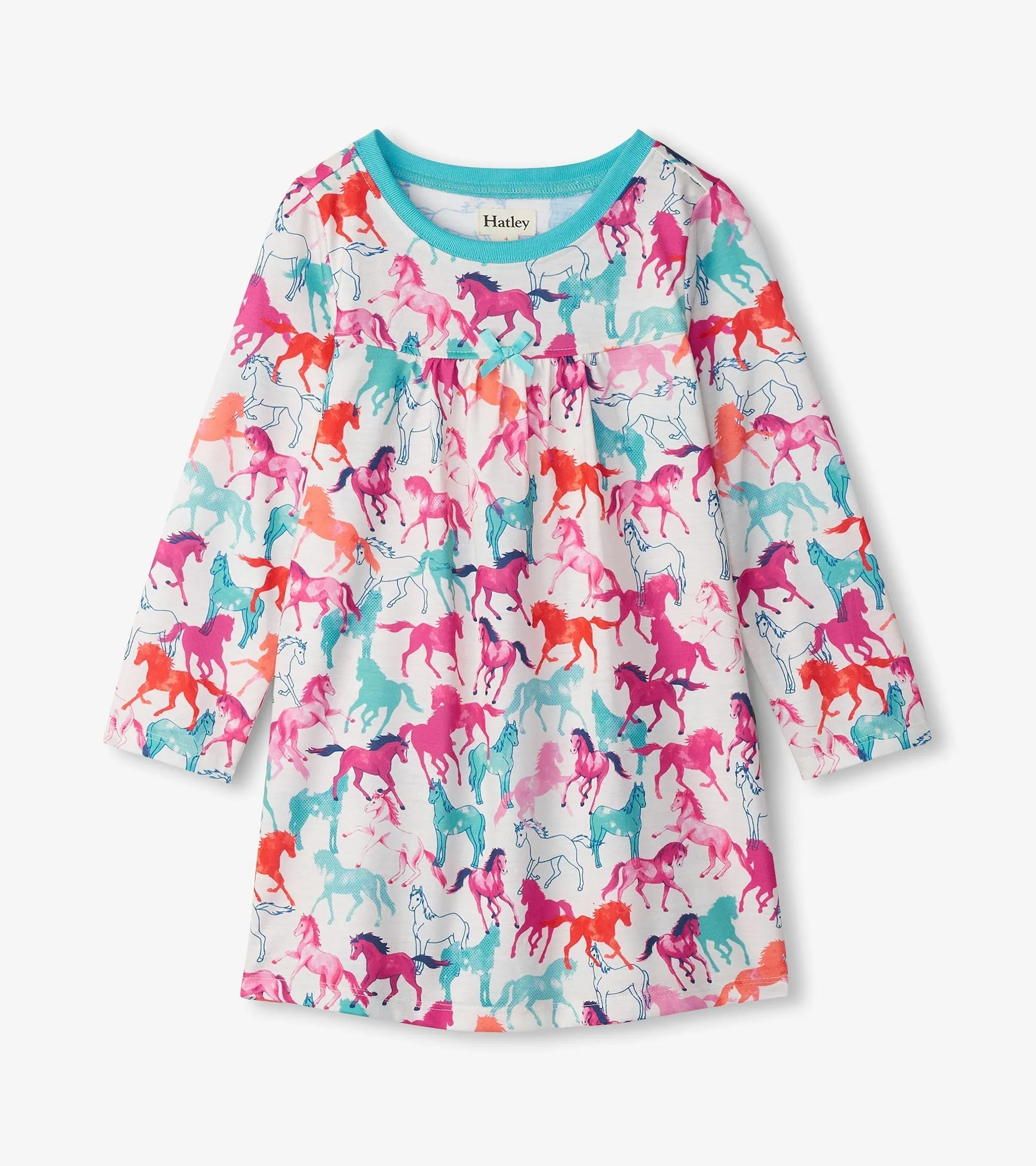 Girls Pretty Horses Nightgown -Hatley