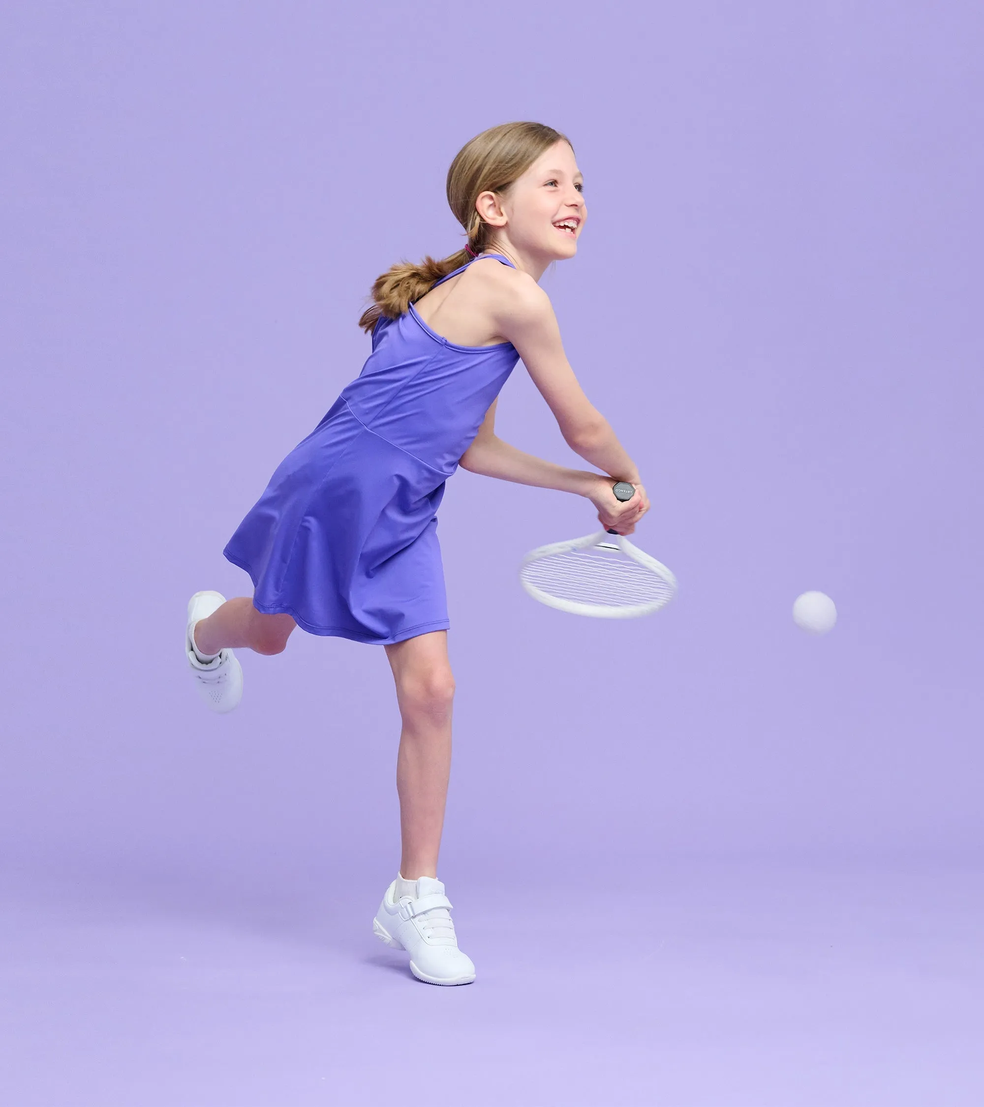 Girls Purple Active A-Line Dress -Hatley