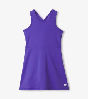 Girls Purple Active A-Line Dress -Hatley