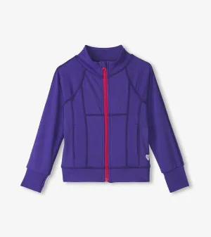Girls Purple Active Jacket -Hatley