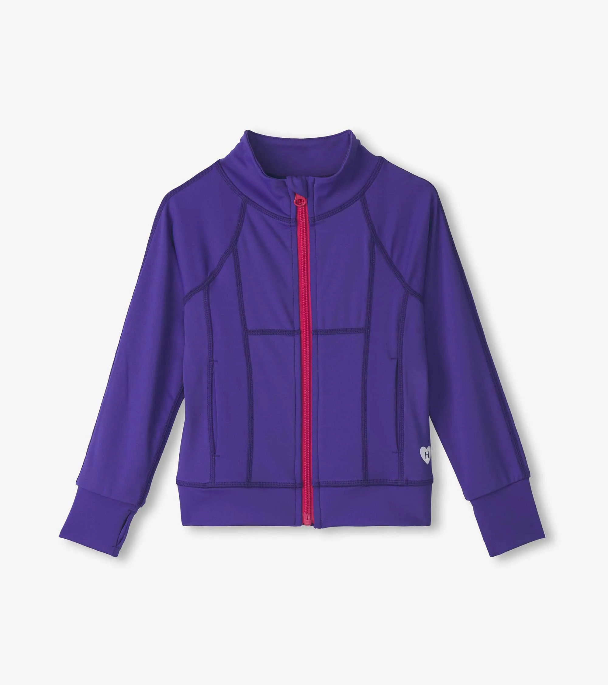 Girls Purple Active Jacket -Hatley