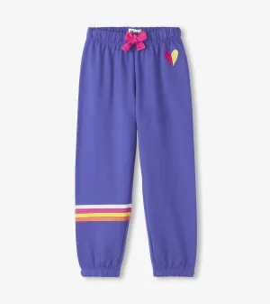 Girls Rainbow Baggy Track Pants -Hatley