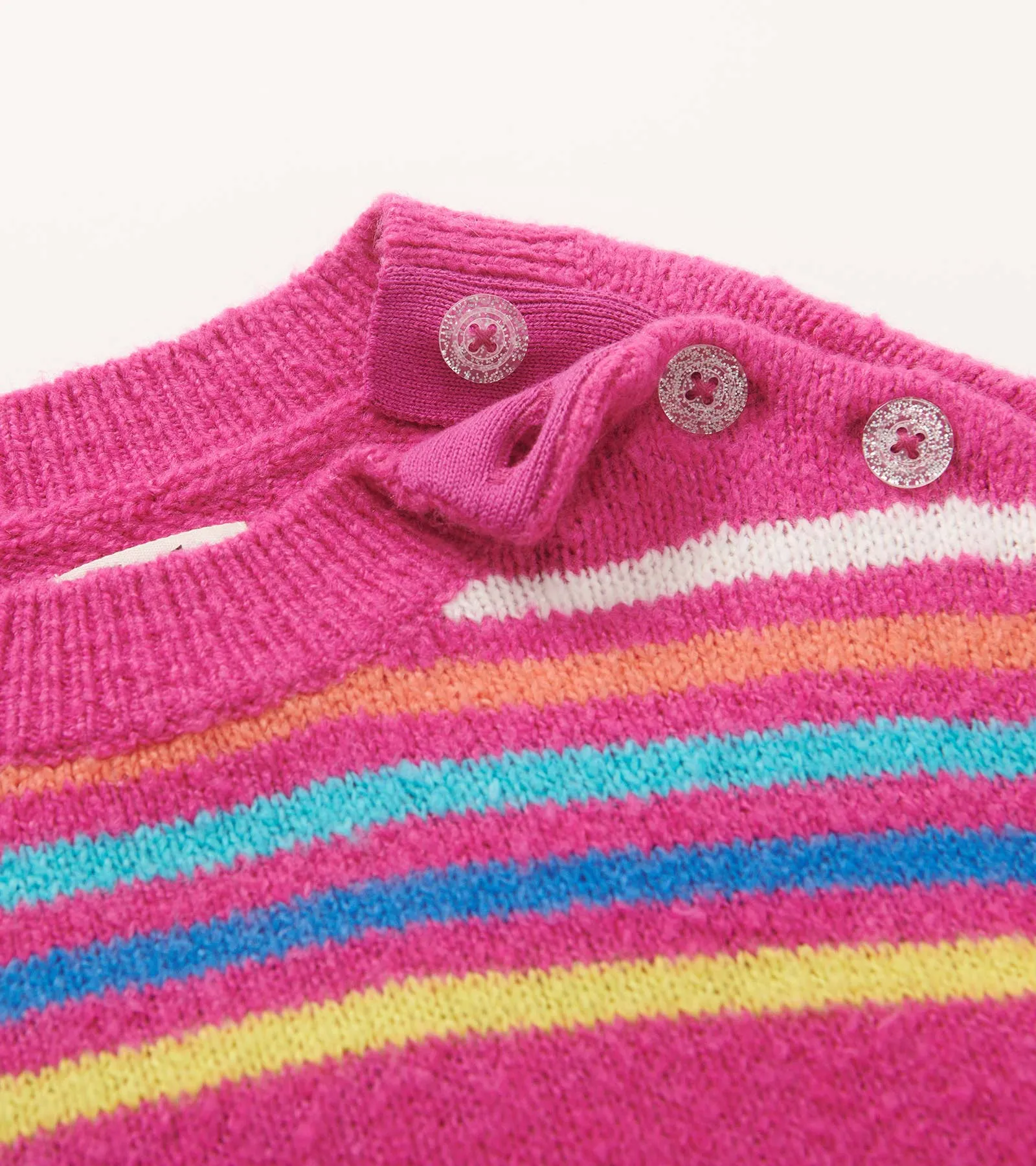 Girls Rainbow Stripes Sweater Tunic -Hatley