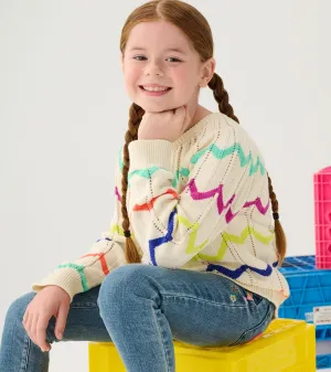 Girls Rainbow Sweater -Hatley