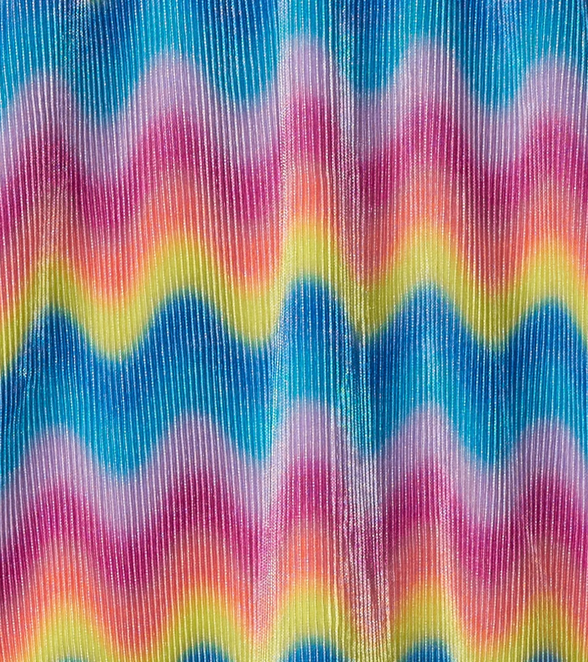 Girls Rainbow Wave Pleated A-Line Dress -Hatley