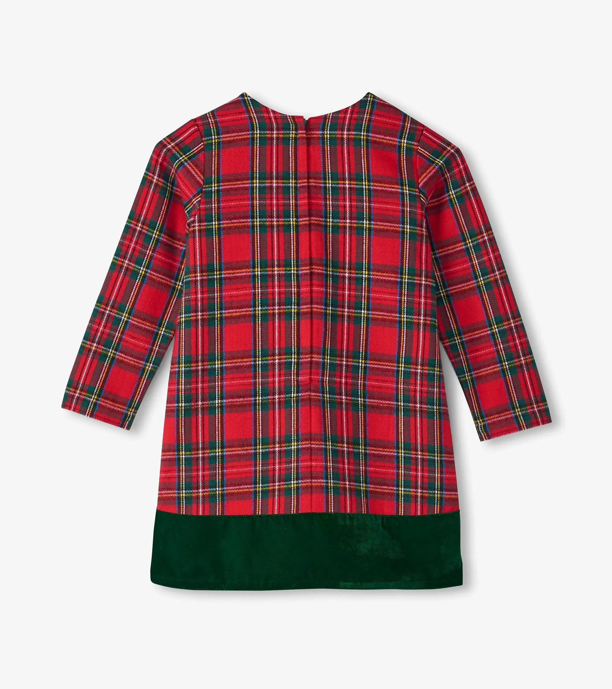Girls Red Plaid A-Line Dress -Hatley