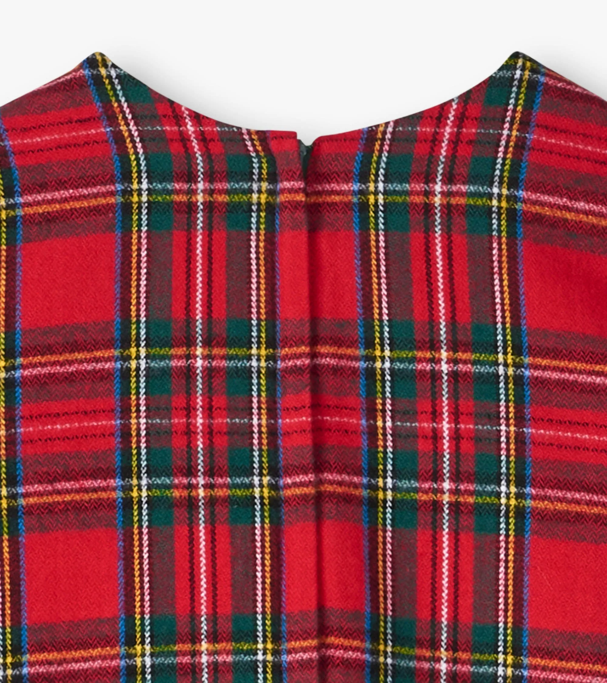 Girls Red Plaid A-Line Dress -Hatley