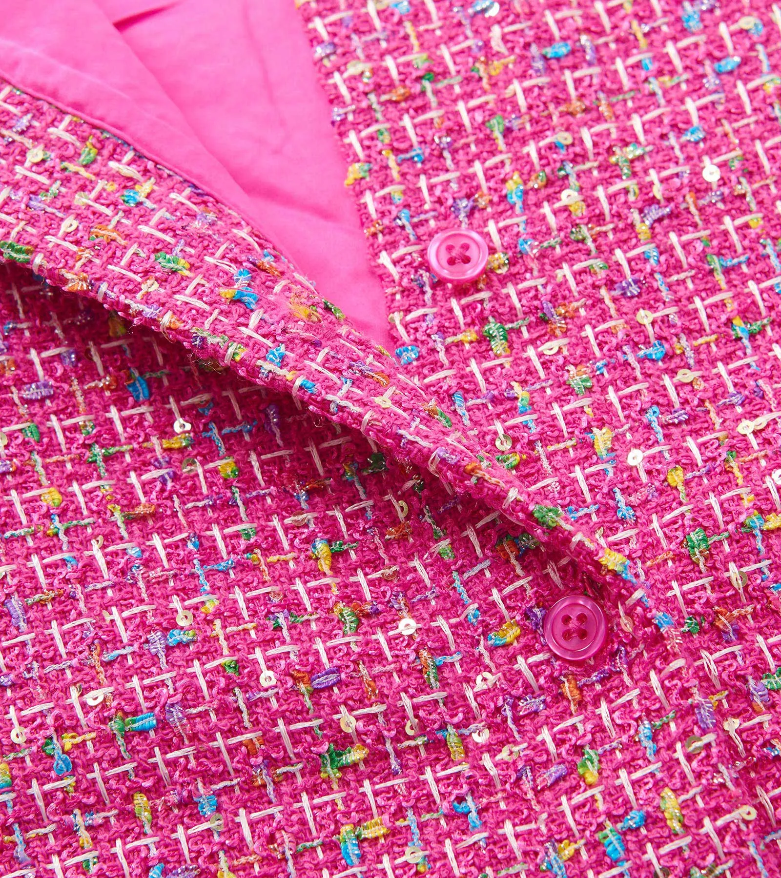 Girls Rose Violet Tweed Dress -Hatley
