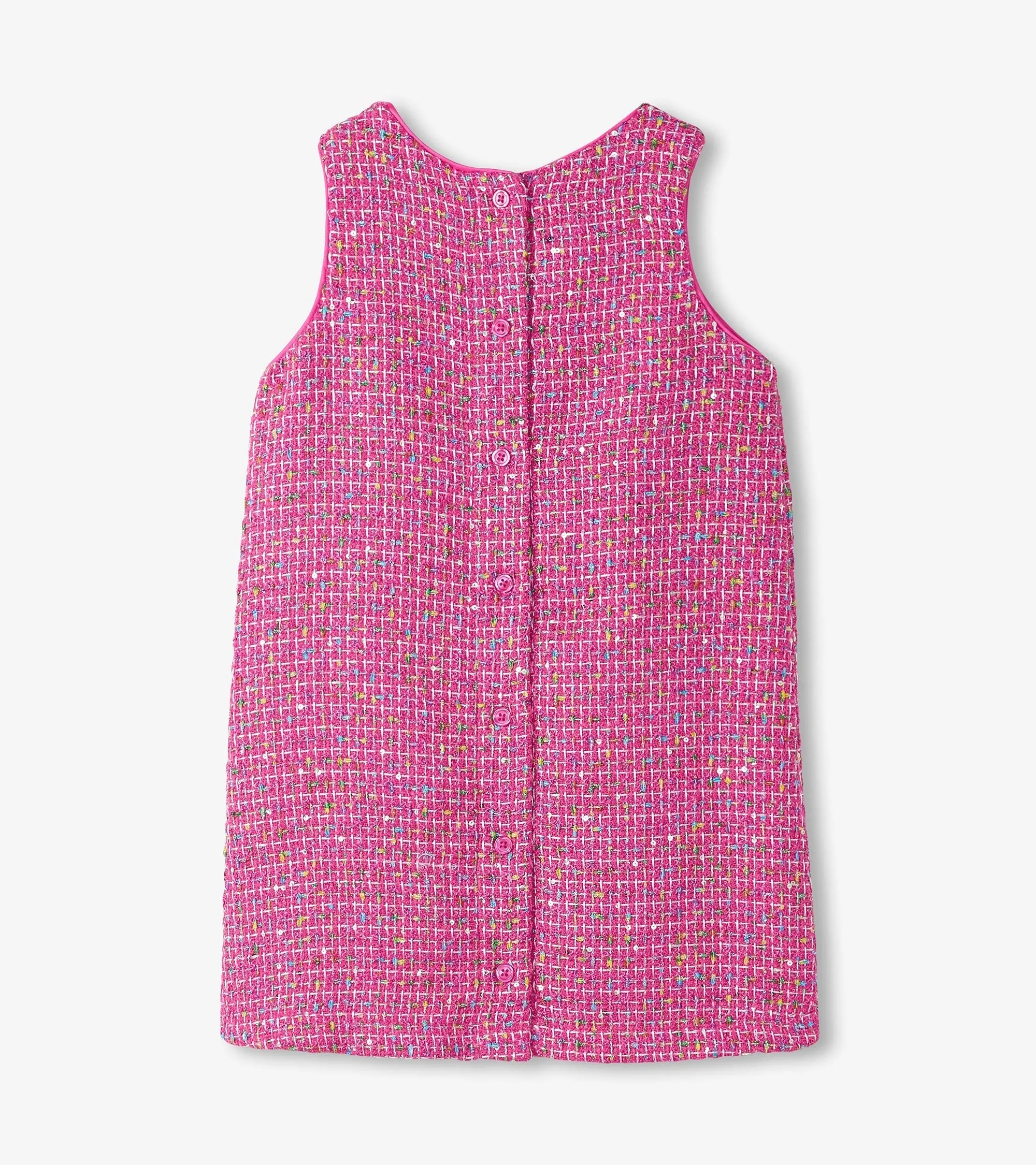 Girls Rose Violet Tweed Dress -Hatley