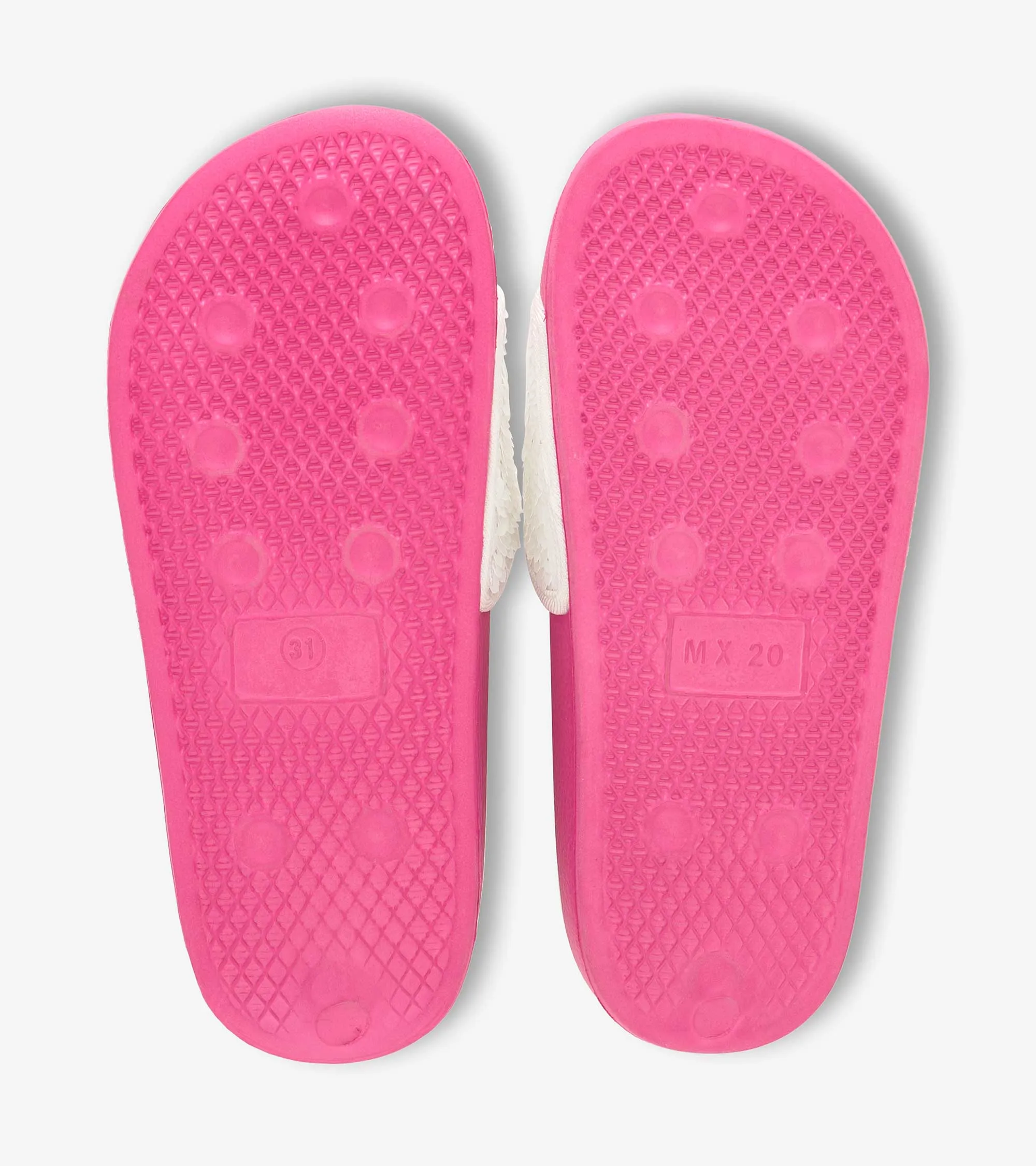 Girls Sequin Hearts Slides -Hatley
