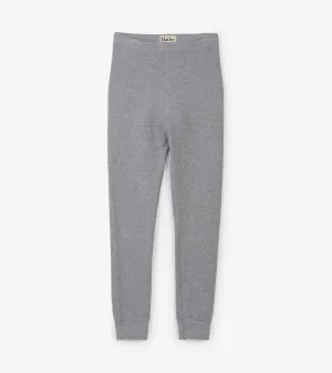Girls Silver Shimmer Cable Knit Leggings -Hatley