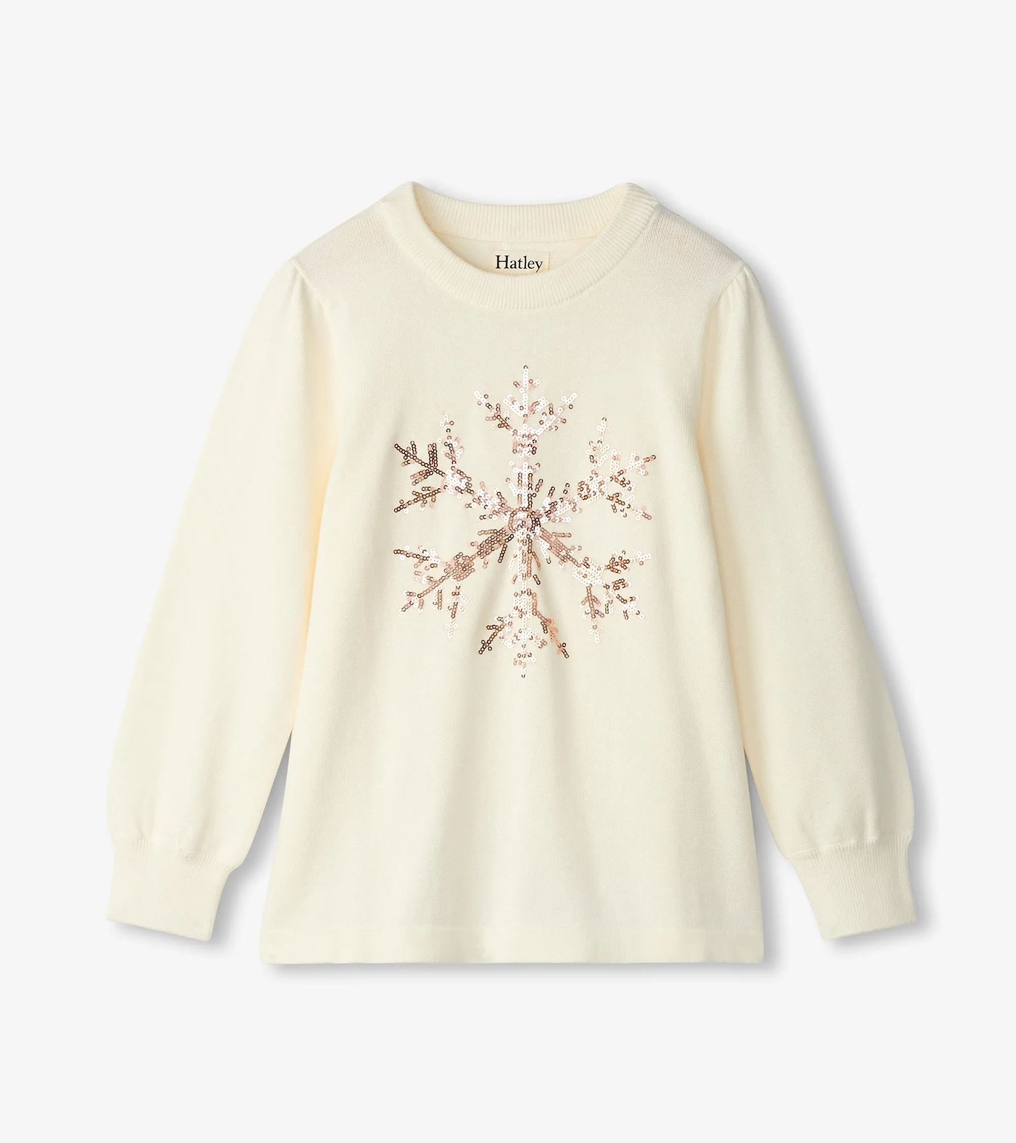 Girls Snowflake Pullover Sweater -Hatley