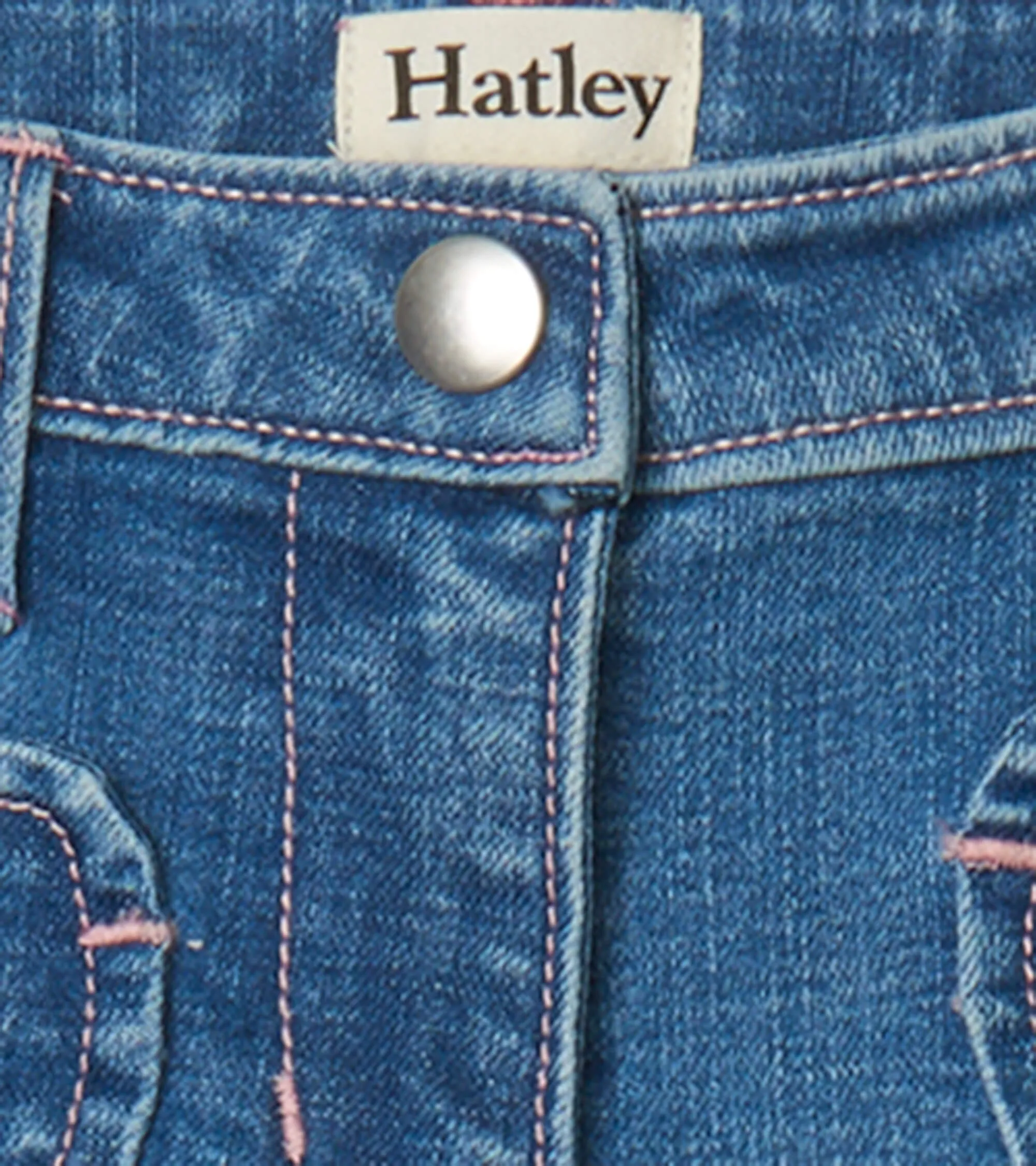 Girls Stretch Denim Wide Leg Pants -Hatley
