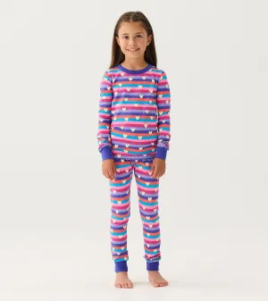 Girls Stripes & Hearts Pajama Set -Hatley
