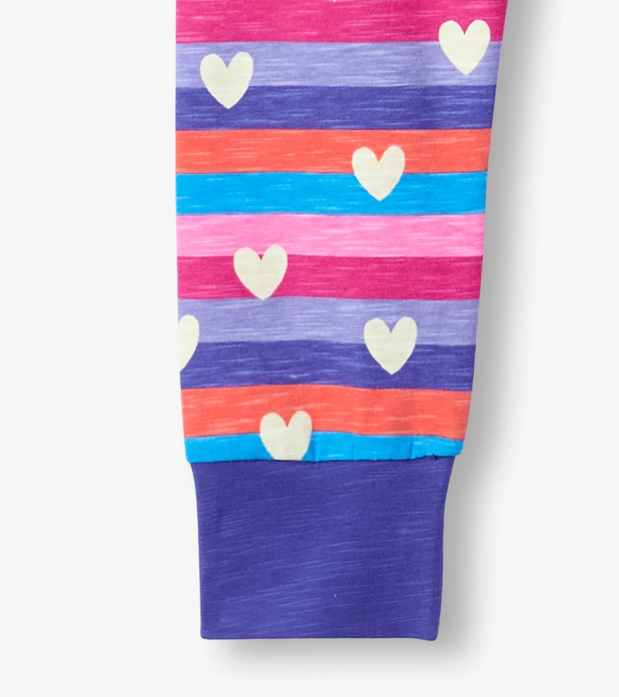 Girls Stripes & Hearts Pajama Set -Hatley