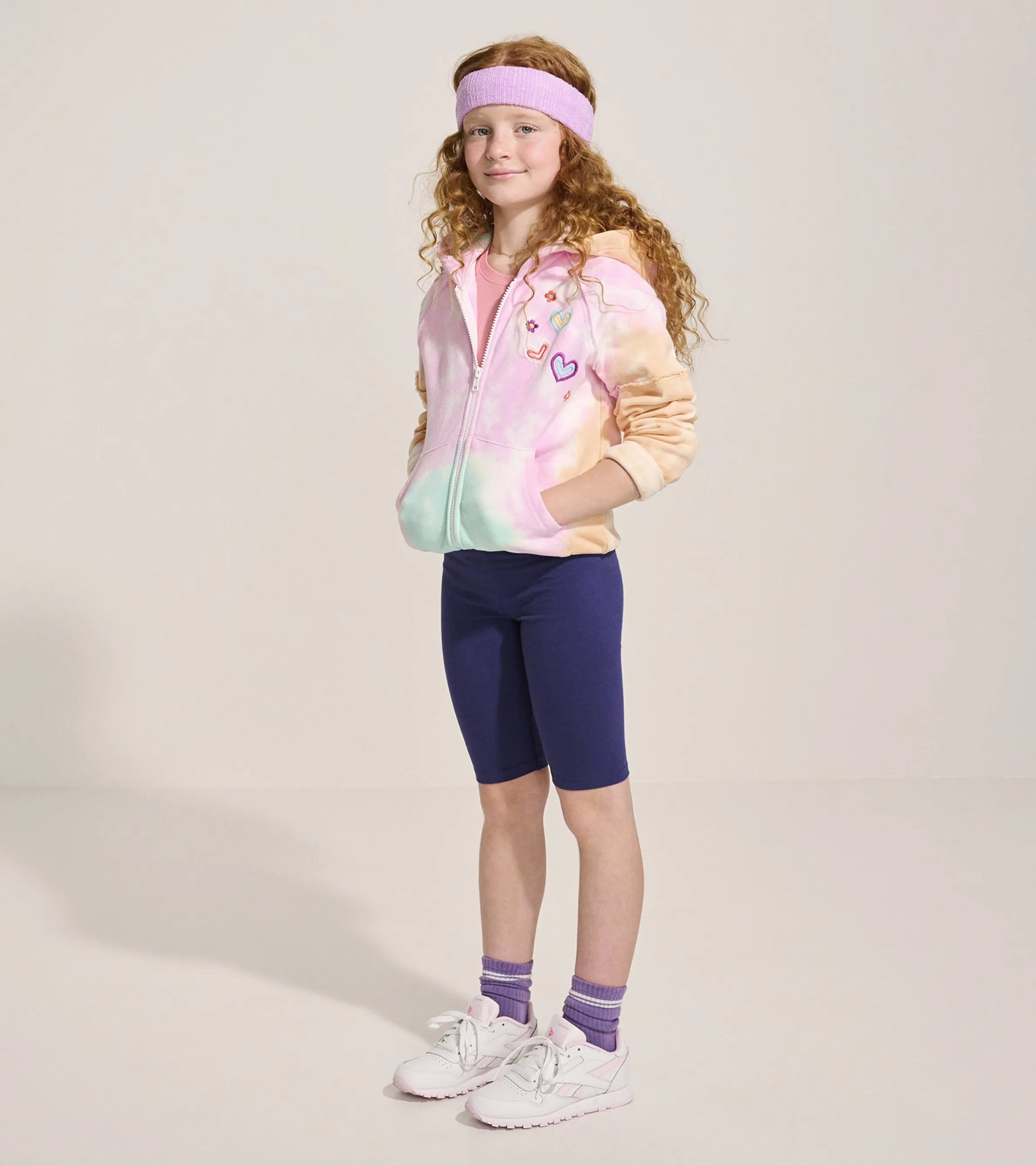 Girls Summer Waves Tie Dye Hoodie -Hatley