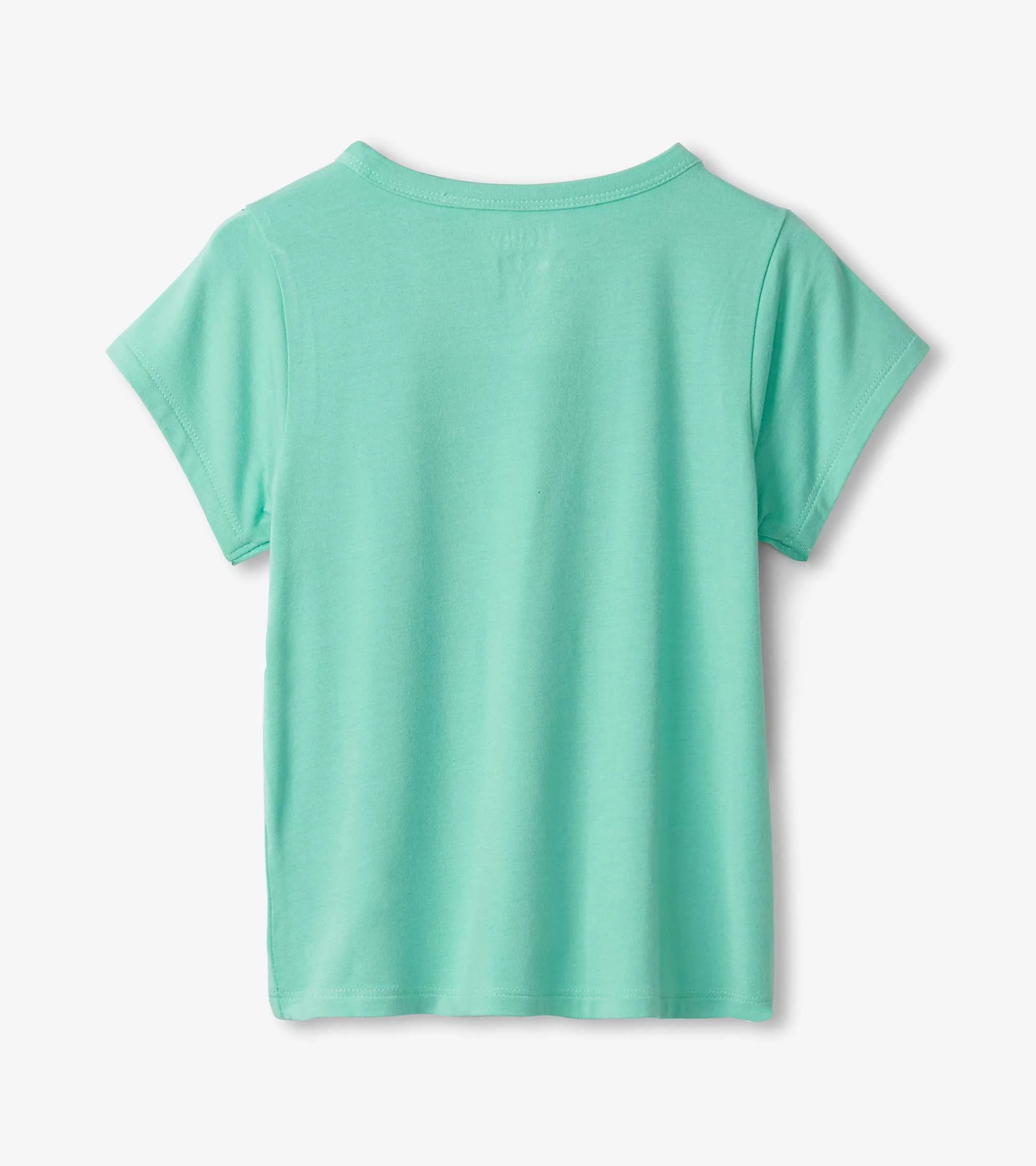 Girls Teal Bamboo Tee -Hatley