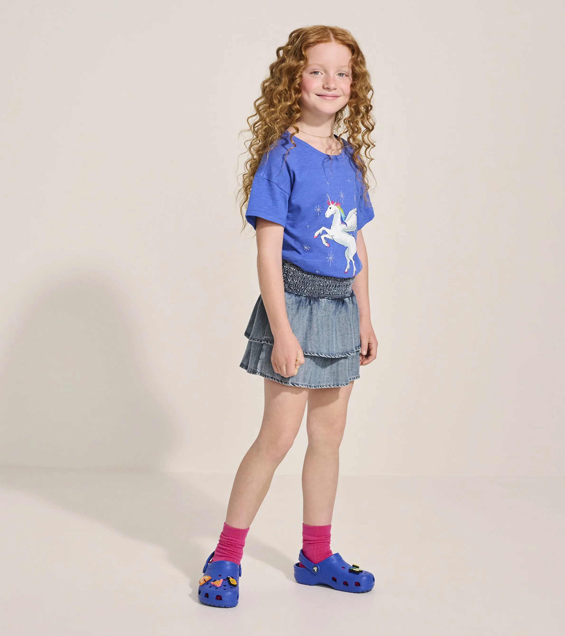 Girls Tencel Smocked Skirt -Hatley