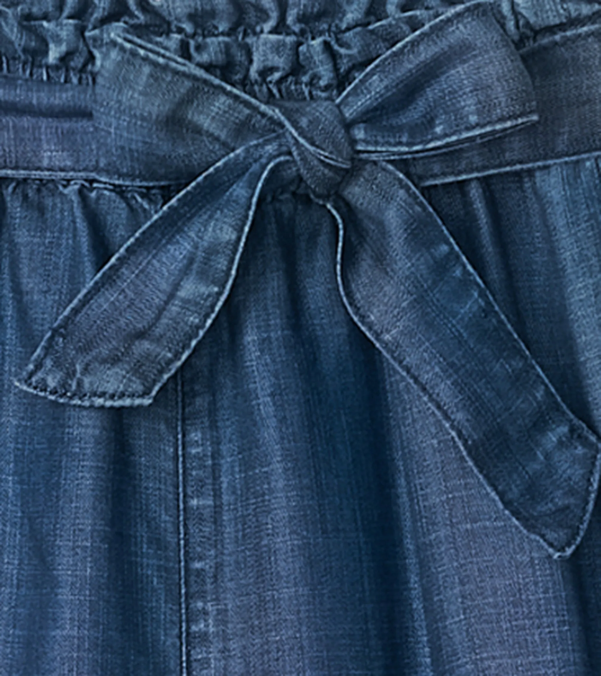 Girls Tencel Textured Paperbag Pants -Hatley