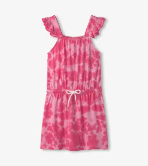 Girls Tie Dye Crush Crochet Bodice Dress -Hatley