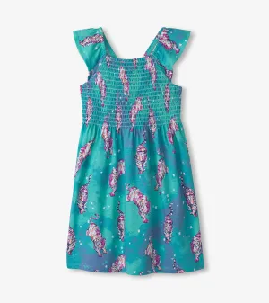 Girls Tiger Superstar Smocked Dress -Hatley