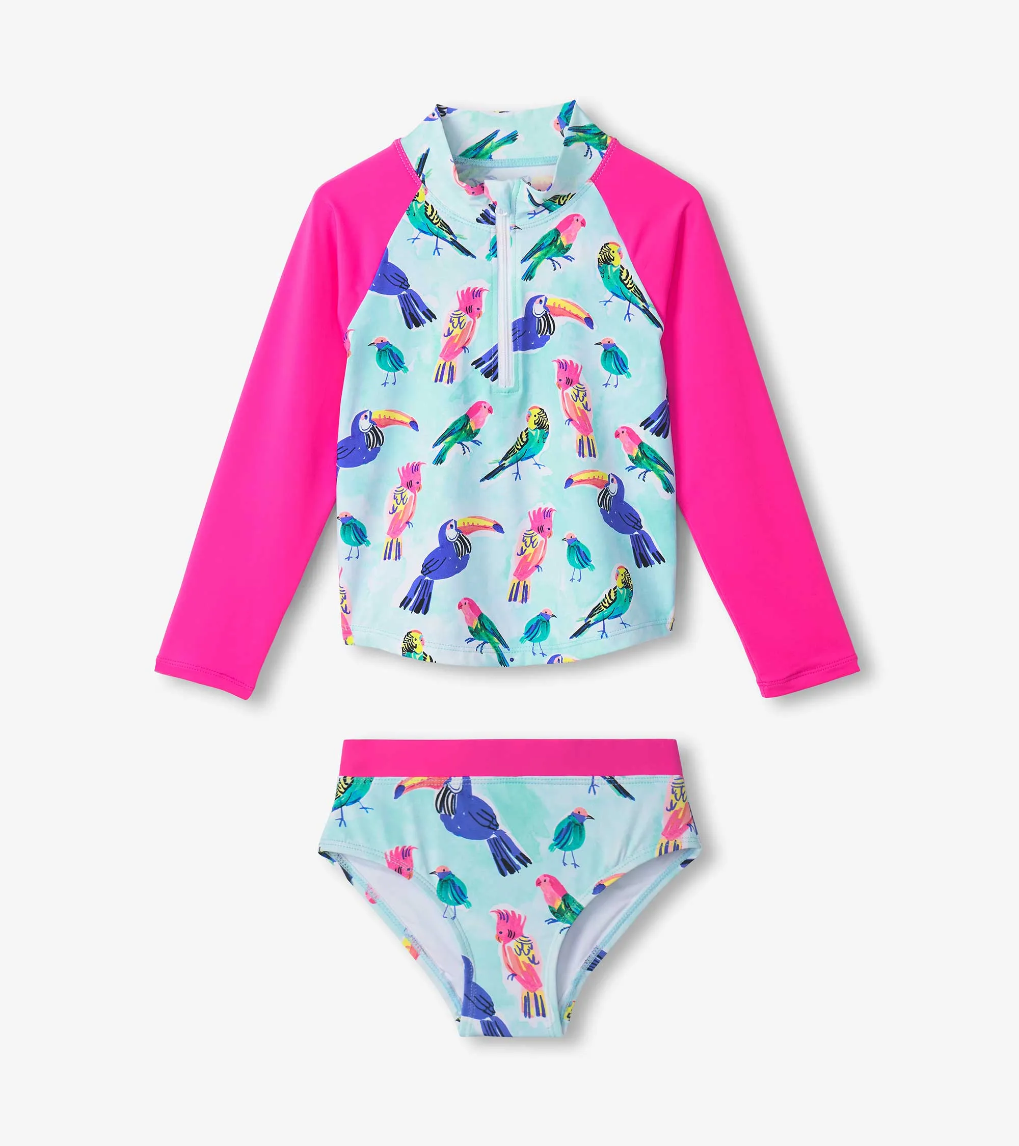 Girls Tropical Birds Rashguard Set -Hatley