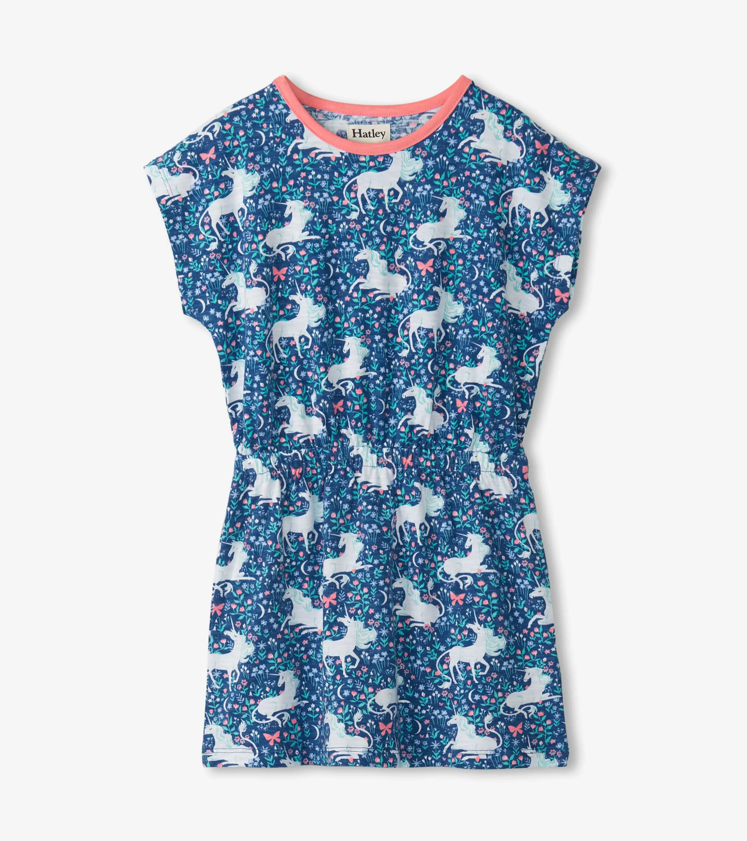 Girls Unicorn Garden Relaxed Dress -Hatley