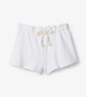 Girls White Adventure Shorts -Hatley
