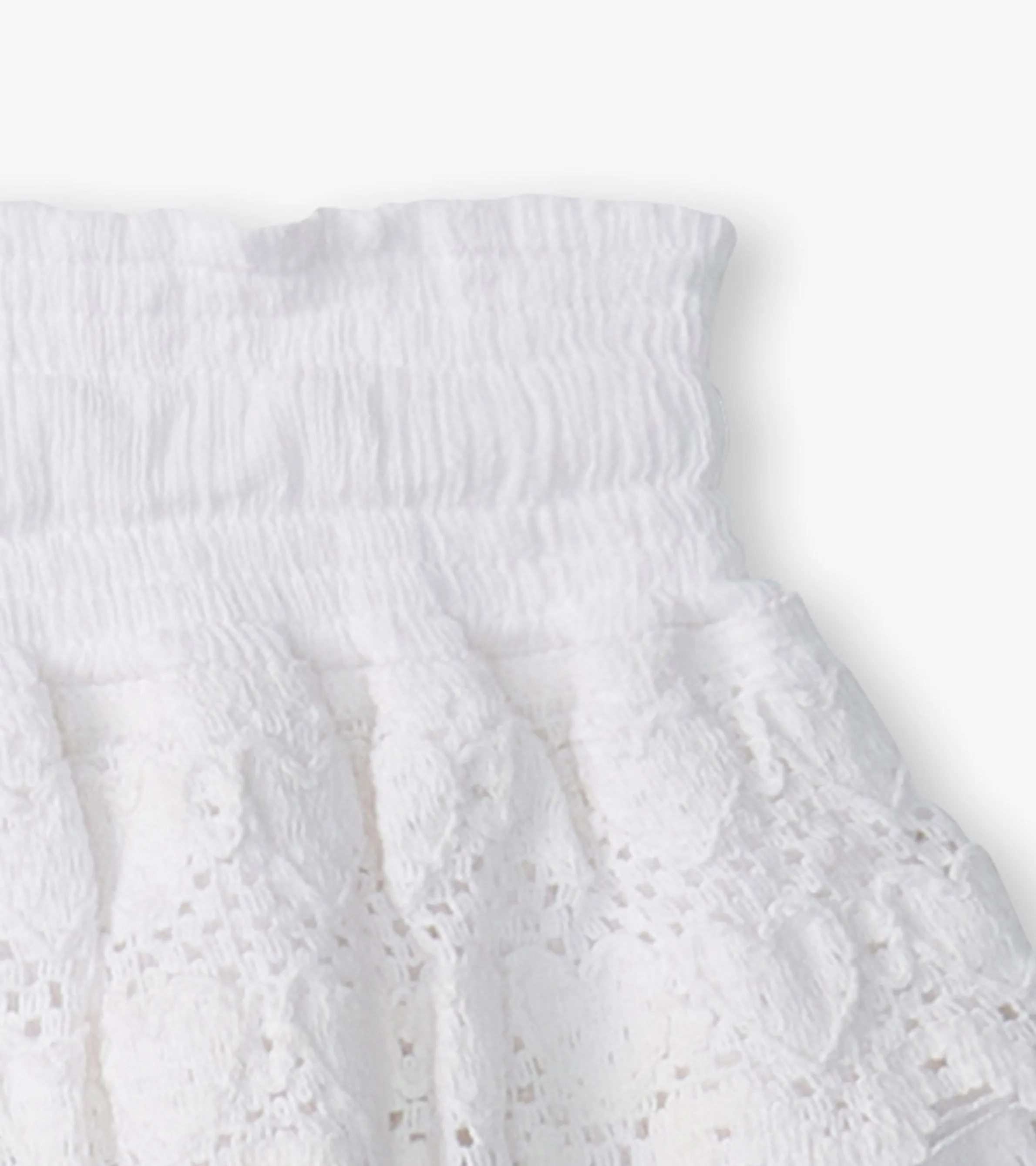 Girls White Hearts Floaty Skort -Hatley