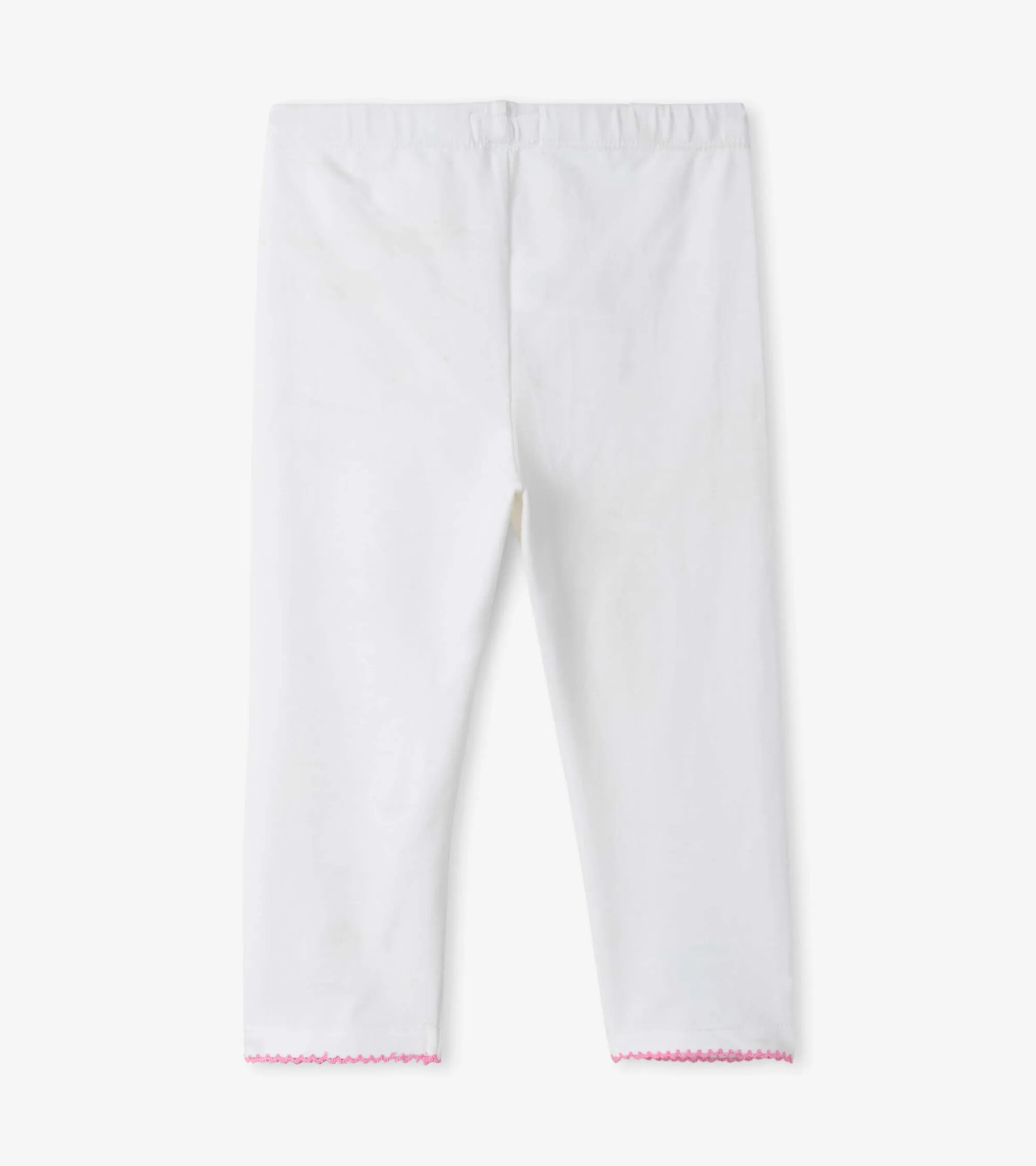 Girls White Summer Capri Leggings -Hatley