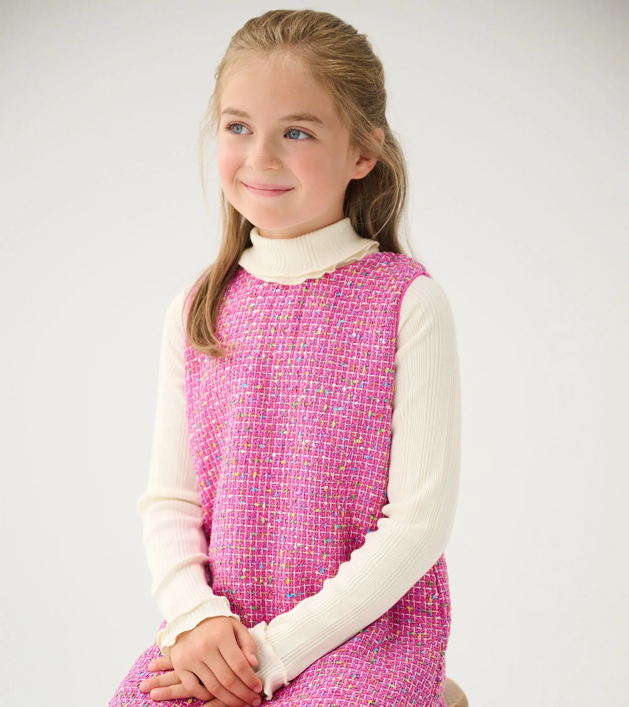Girls Winter Cream Turtleneck -Hatley