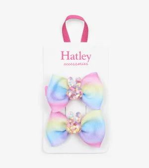 Glitter Bunnies Hair Clips -Hatley