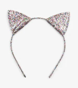 Glitter Kitty Ears Headband -Hatley