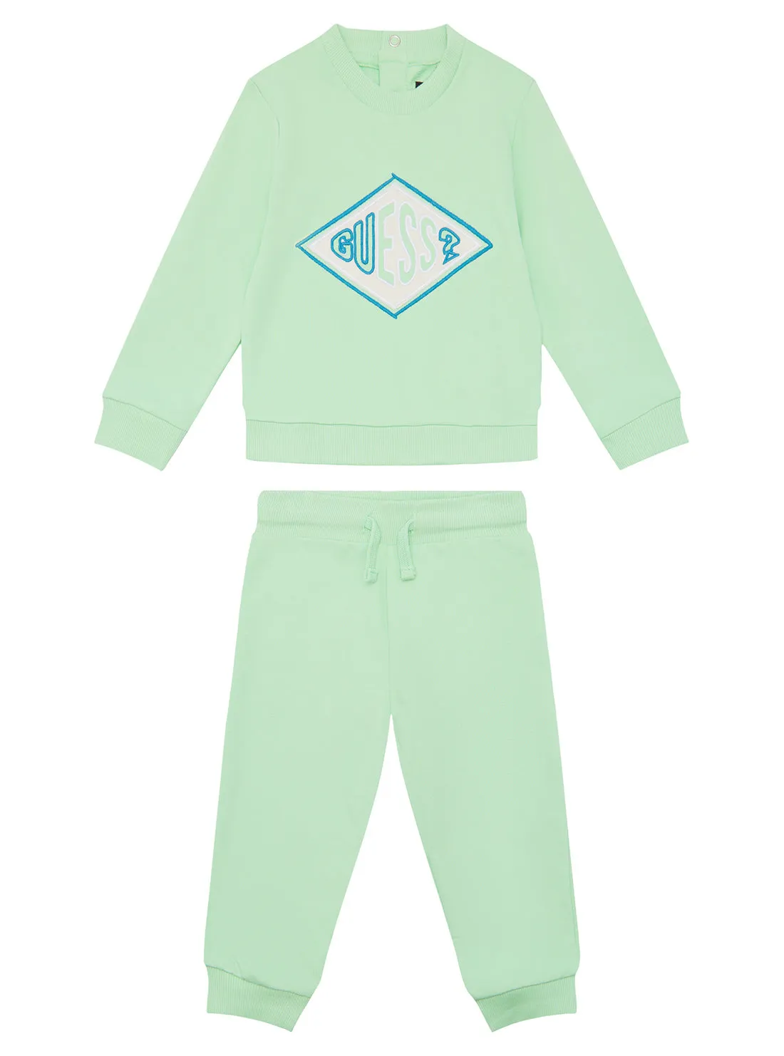 Green Active Top and Pants Set (0-12M) Guess