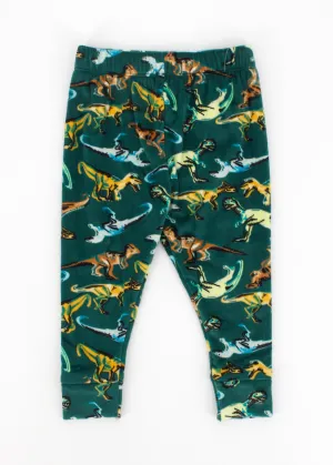 Kids Boy's Graphic Printed Sleepwear Pants,Green