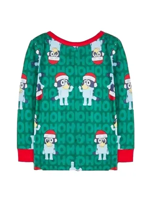 Kids Boy's Graphic Printed Sleepwear Top,Green