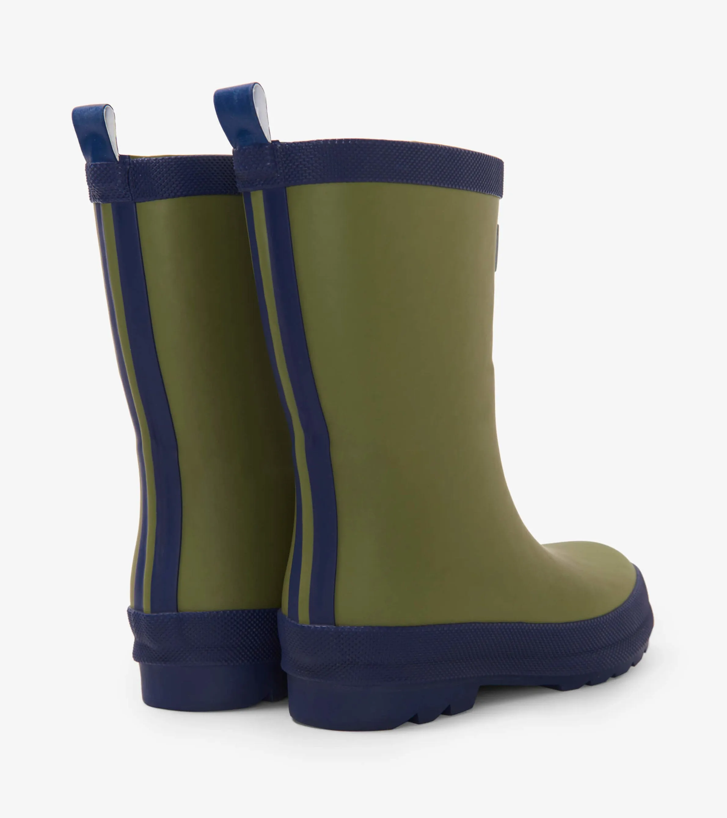 Kids Forest Green Matte Rain Boots -Hatley