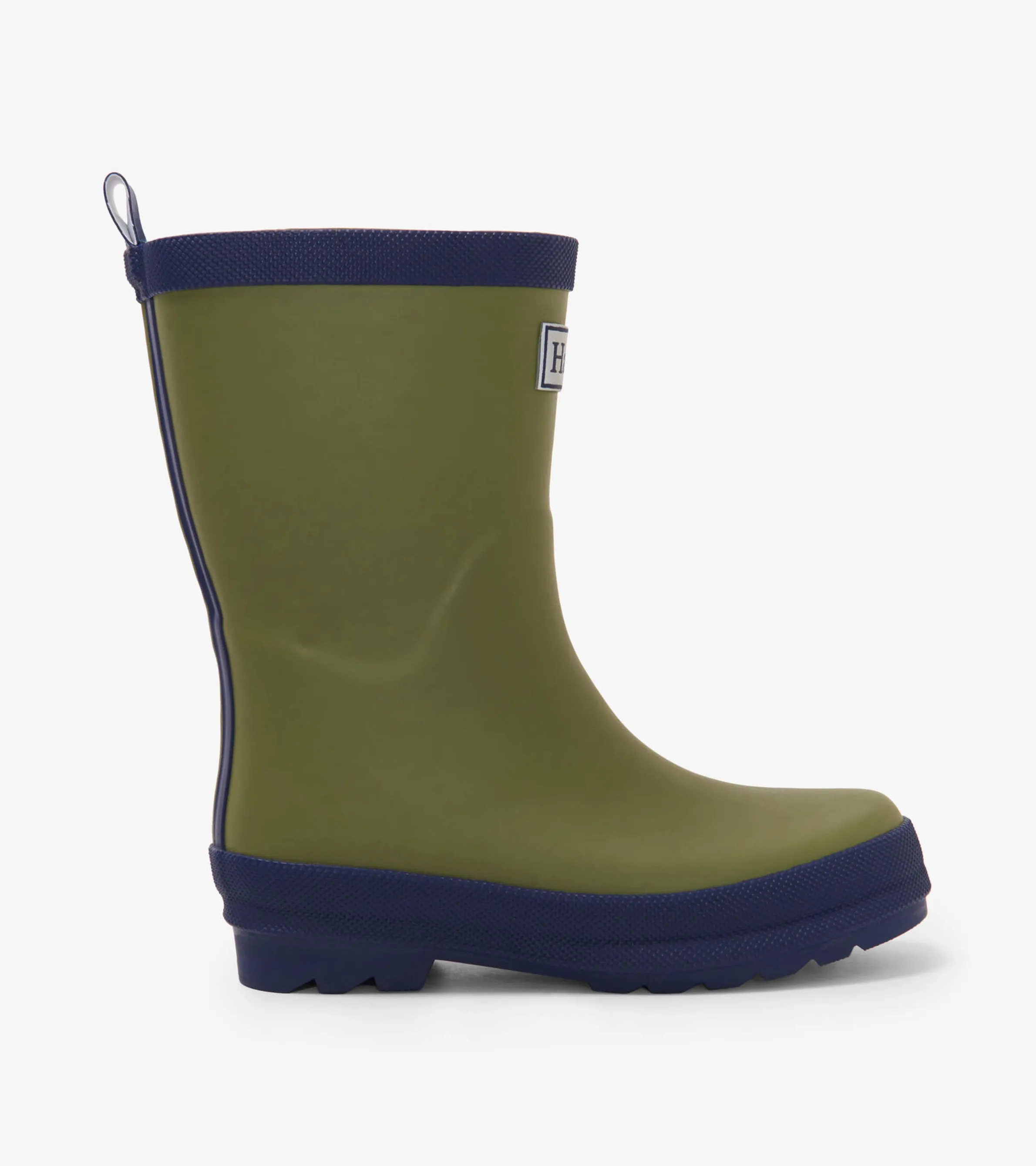 Kids Forest Green Matte Rain Boots -Hatley