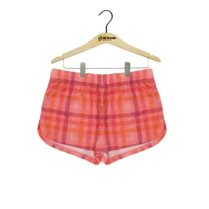 Kid's Girl Plaid Sleepwear Short,Coral