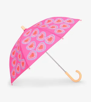 Kids Glowing Hearts Umbrella -Hatley