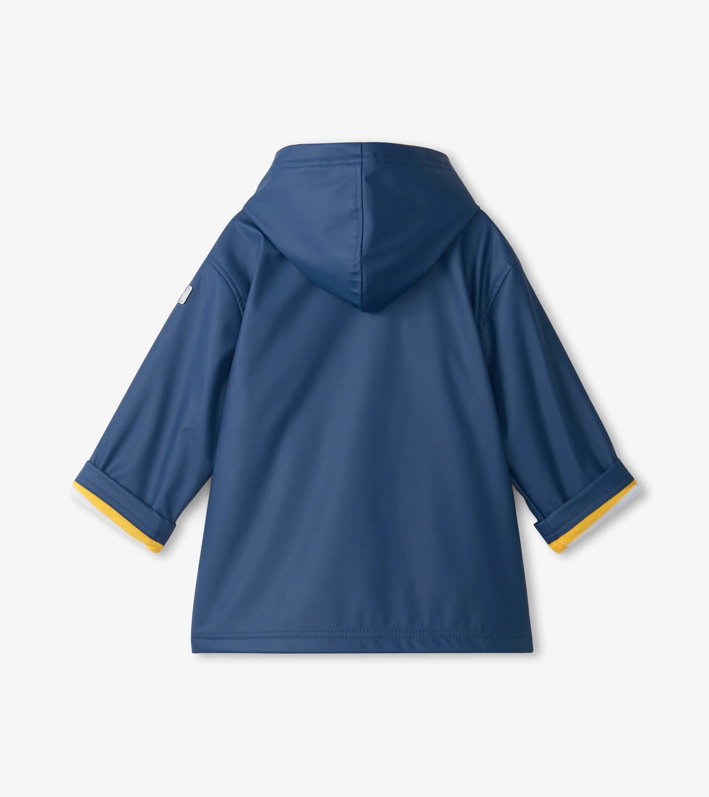 Kids Navy Zip-Up Rain Jacket -Hatley