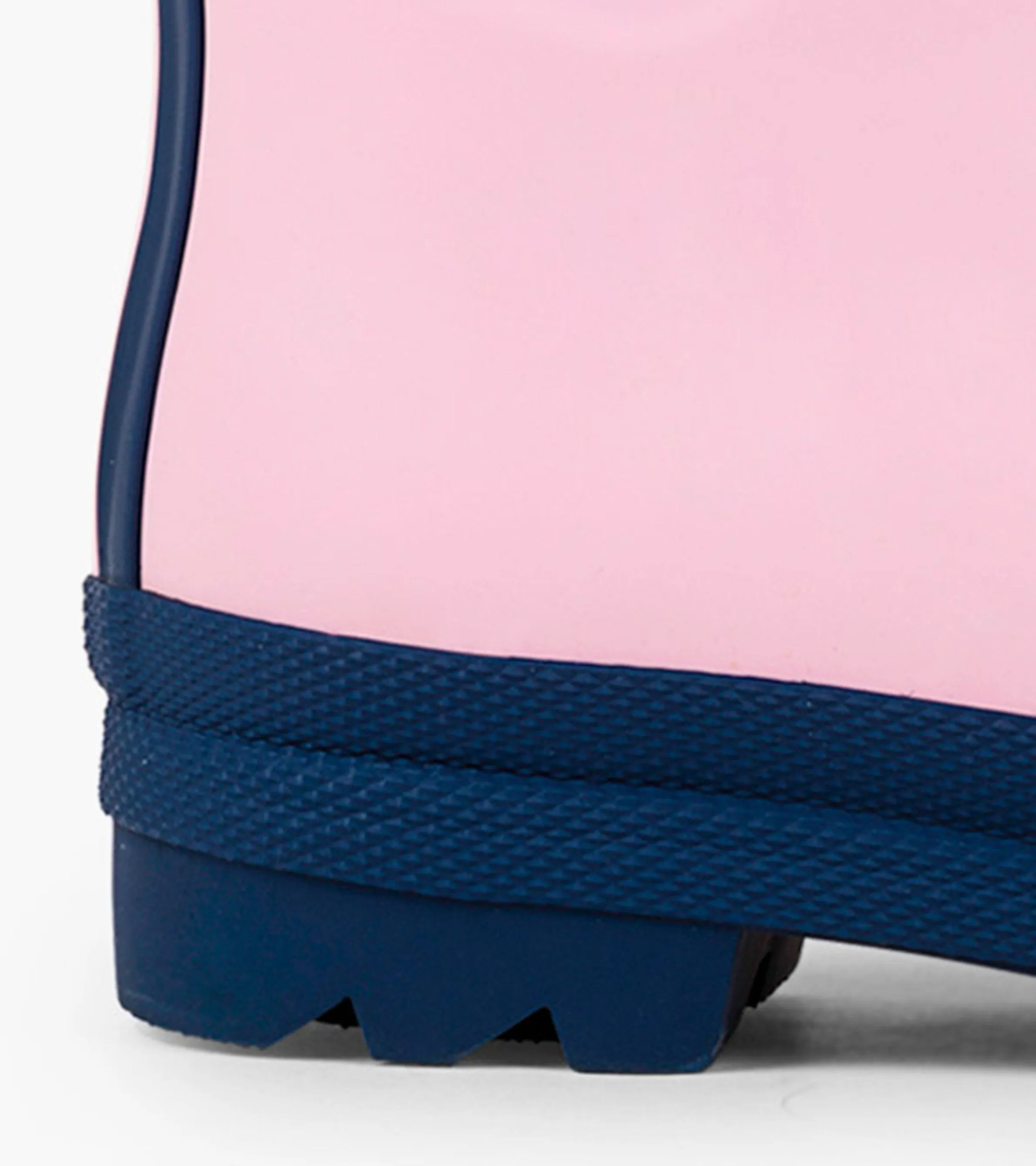 Kids Pink & Navy Matte Rain Boots -Hatley