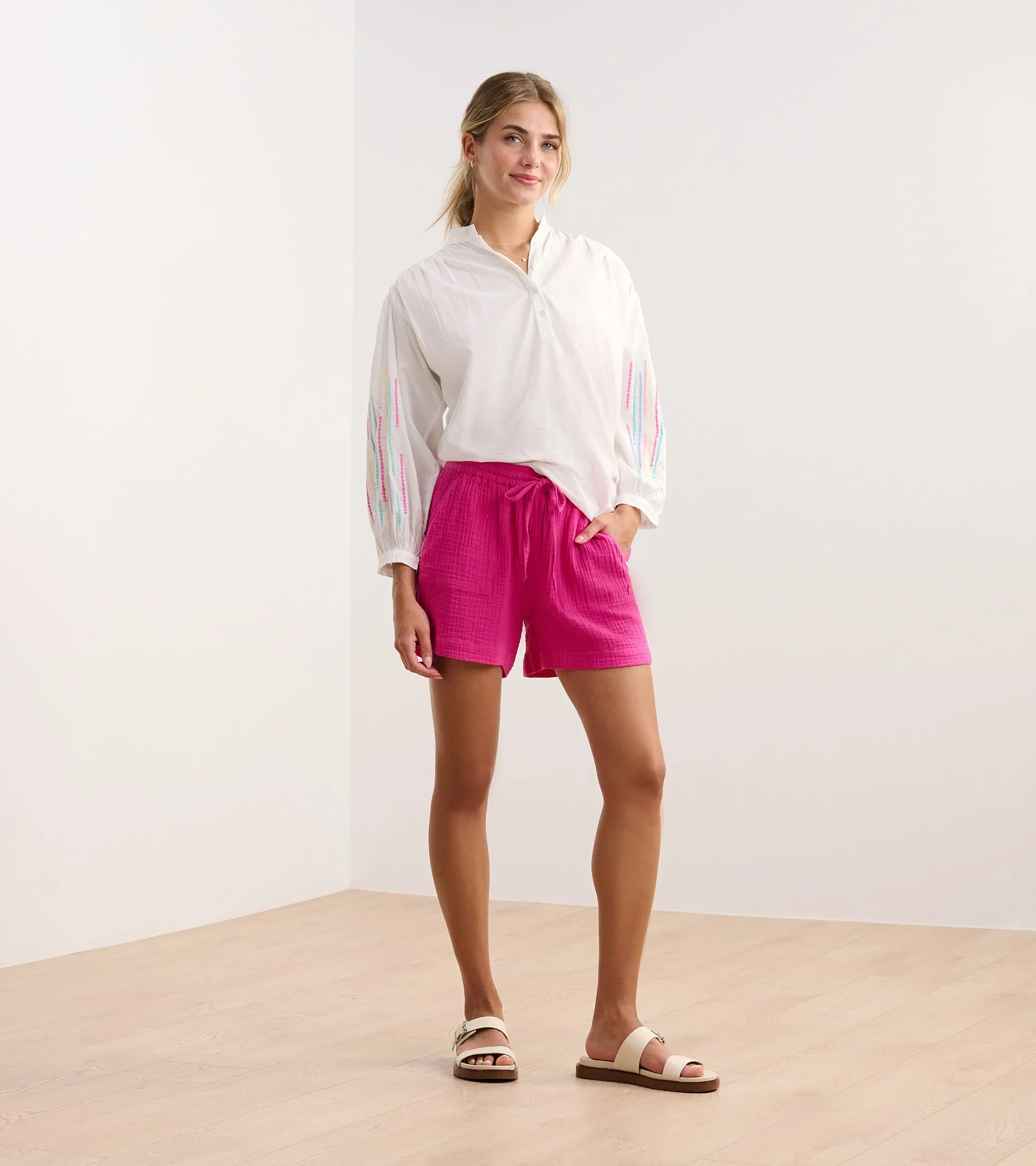 Lexi Tunic - White Gauze -Hatley