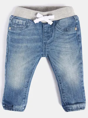 Light Blue Wash Denim Pants (3-24m) Guess
