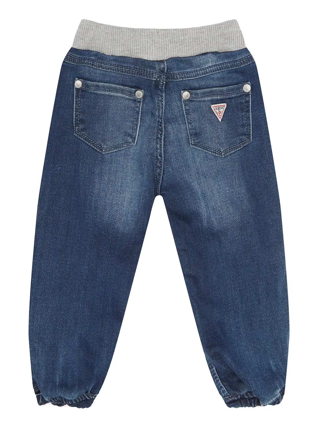 Light Blue Wash Pull-On Denim Pants (3-18m) Guess