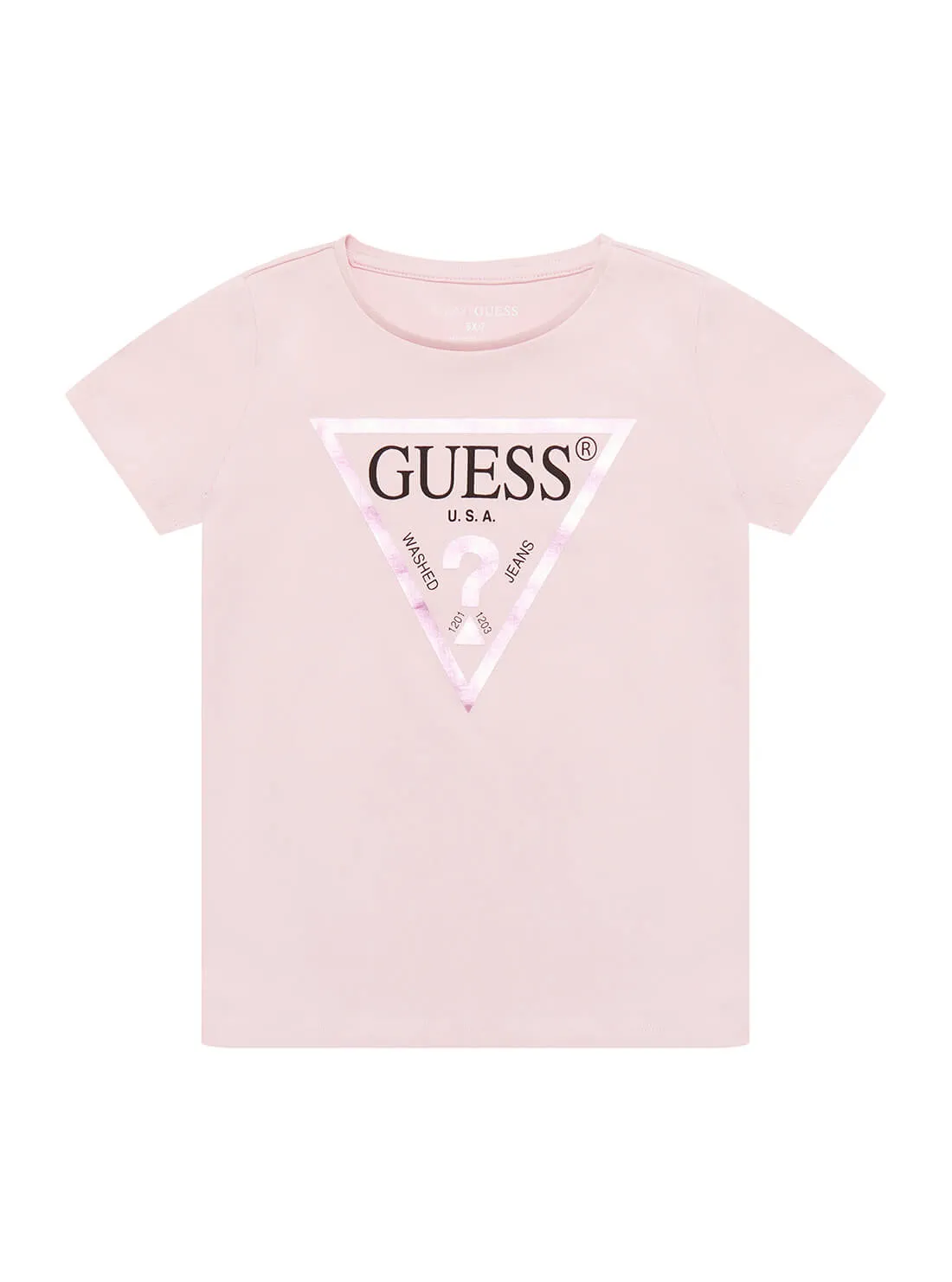 Light Pink Sequin T-Shirt Guess