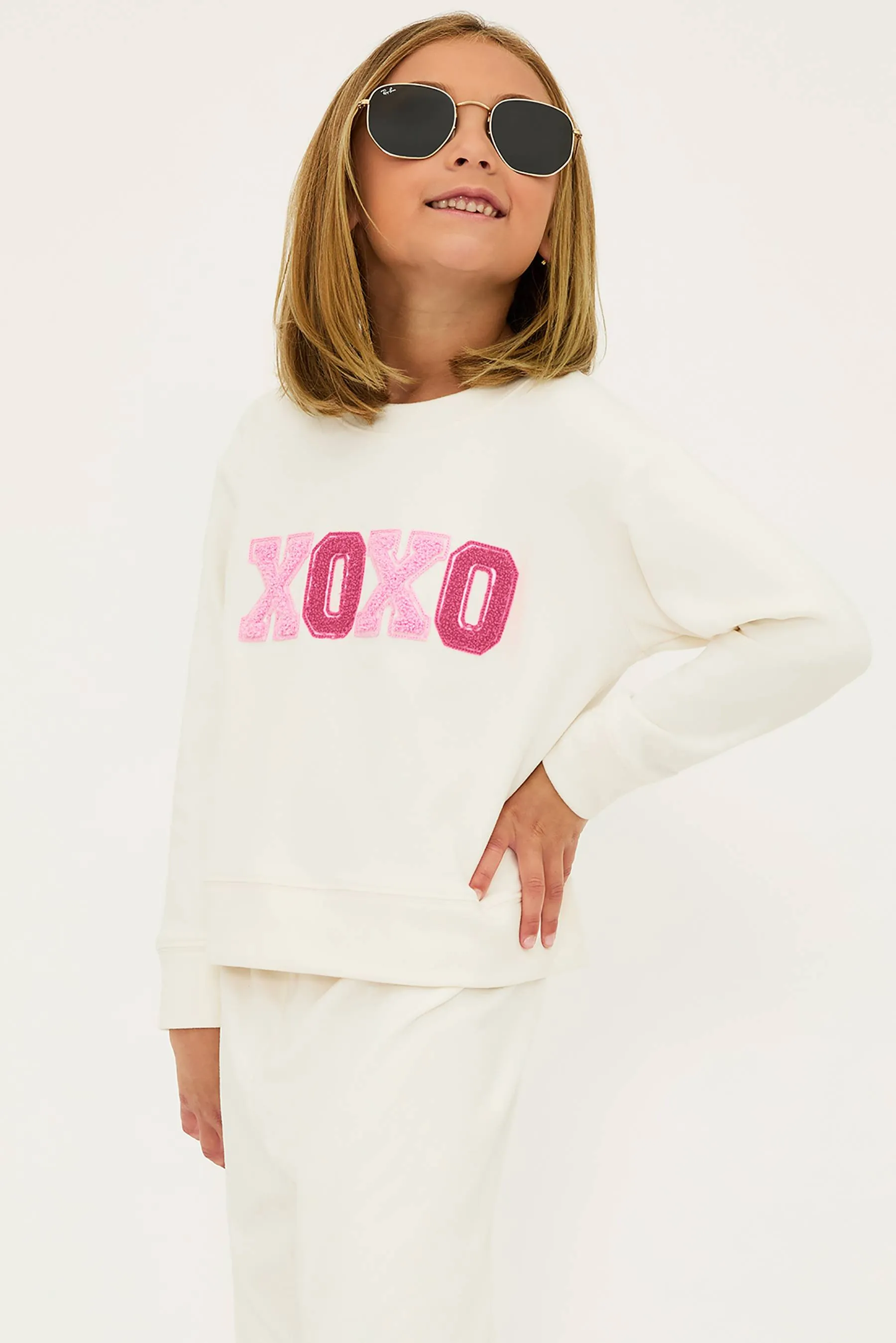 Little Cassia Top Heart Cream Beach Riot